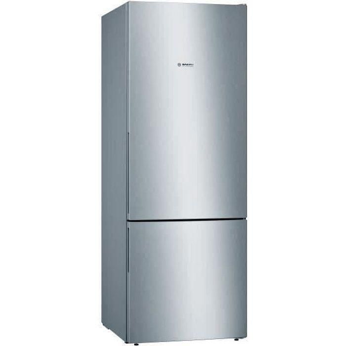 BOSCH KGV58VLEAS - Frigorífico combinado - 500 L (376 L + 124 L) - Gran capacidad frío bajo congelación - A ++ - L 70 x H 191 cm - Acero inoxidable BOSCH KGV58VLEAS - Frigorífico combinado - 500 L (376 L + 124 L) - Gran capacidad frío bajo congelación - A ++ - L 70 x H 191 cm - Acero inoxidable