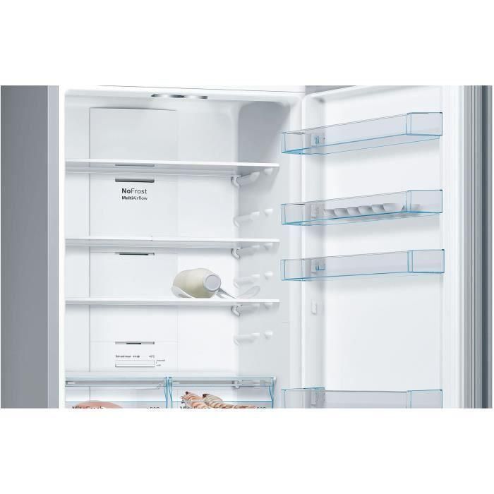 Frigorífico combinado independiente - BOSCH KGN49XLEA SER4 - 438 L - H203XL70XP67 cm - No Frost - acero inoxidable 1