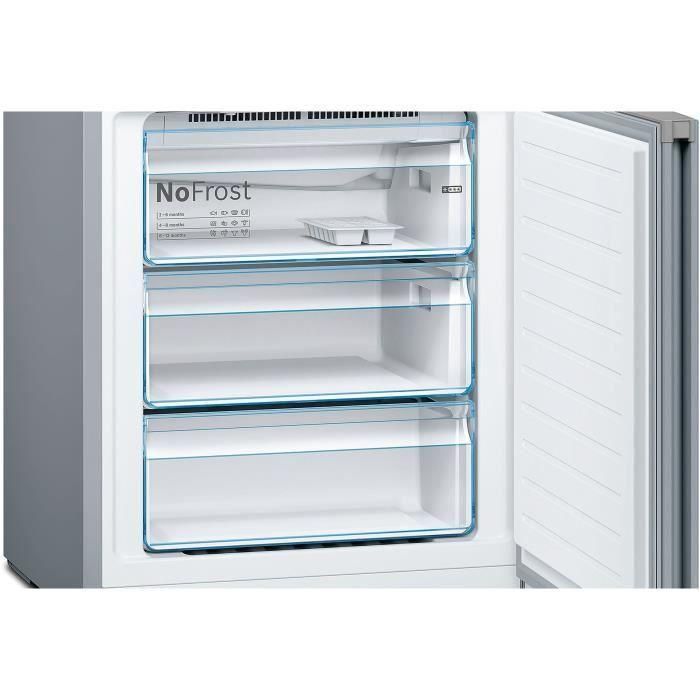 Frigorífico combinado independiente - BOSCH KGN49XLEA SER4 - 438 L - H203XL70XP67 cm - No Frost - acero inoxidable 5