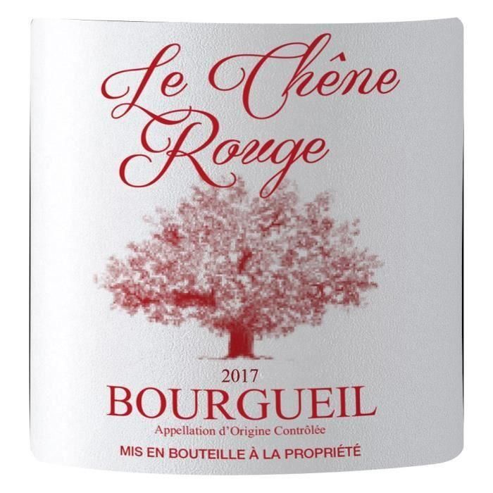 Le Chene Rouge 2017 Bourgueil - Vino tinto del Loira 1