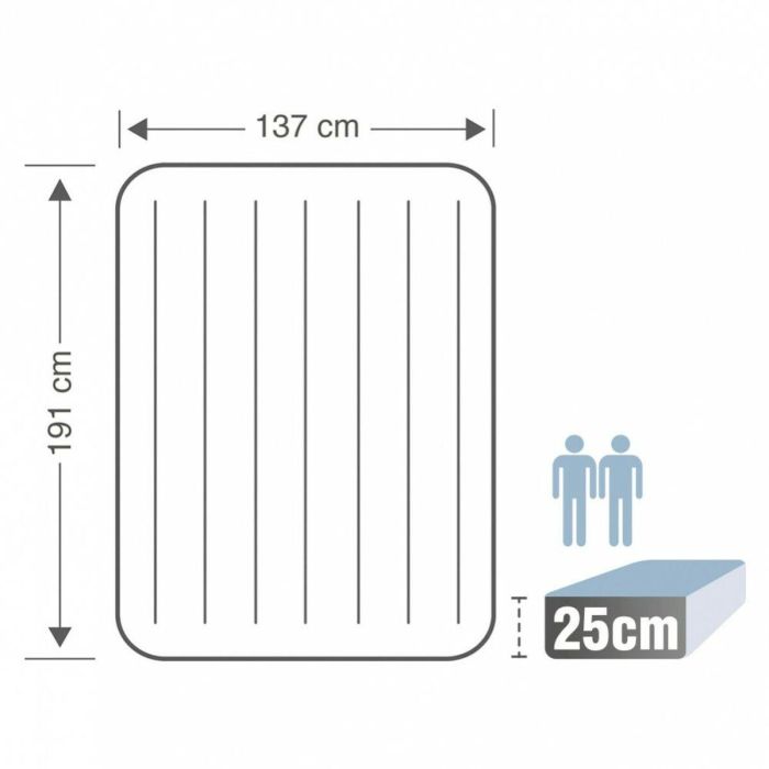 Cama Hinchable Intex Full Dura-Beam Prestige 137 x 25 x 191 cm 3 Unidades 1 Cama Hinchable Intex Full Dura-Beam Prestige 137 x 25 x 191 cm 3 Unidades 1
