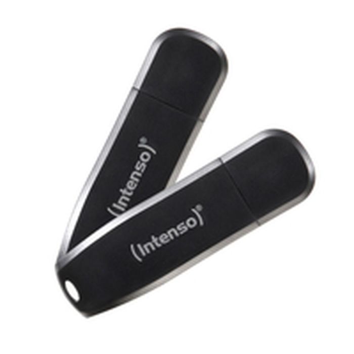 Memoria USB INTENSO 3533494 Negro 64 GB (2 Unidades) 1