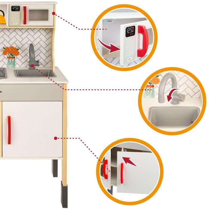 Cocina de Juguete Woomax 59,5 x 94,5 x 30 cm 2 Cocina de Juguete Woomax 59,5 x 94,5 x 30 cm 2