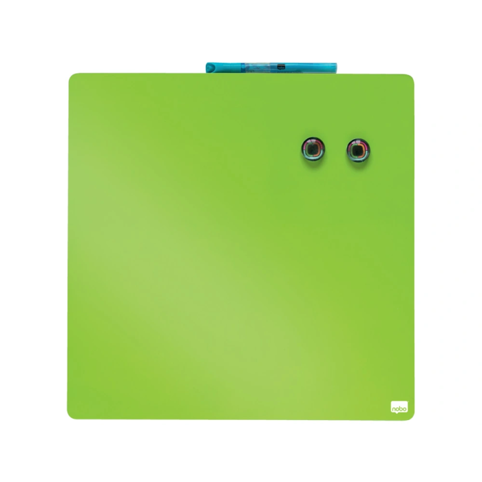 Nobo Pizarra Magnética Blanca 36x36 cm Negro para Hogar 1