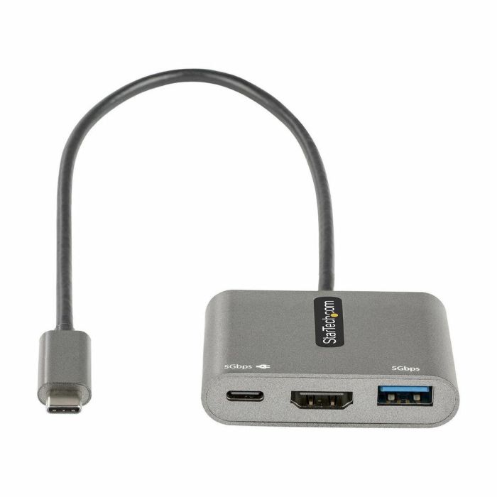 Adaptador USB C a HDMI Startech CDP2HDUACP2 Plata 1