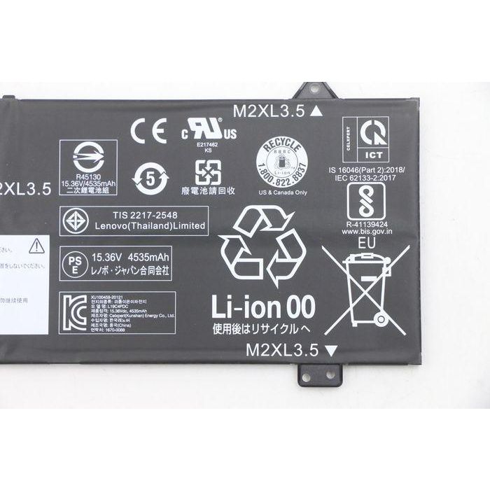 Lenovo Batería de Portátil 4 Celdas para Portátiles Lenovo, 71Wh, 15.36V, Ligera 265g 2 Lenovo Batería de Portátil 4 Celdas para Portátiles Lenovo, 71Wh, 15.36V, Ligera 265g 2