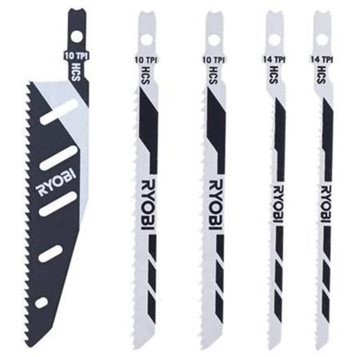RYOBI 5 cuchillas especiales para sierra de calar 1 RYOBI 5 cuchillas especiales para sierra de calar 1