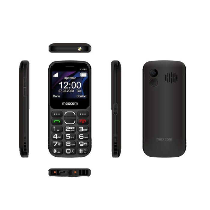 MAXCOM Teléfono Móvil 4G Senior con Base de Carga