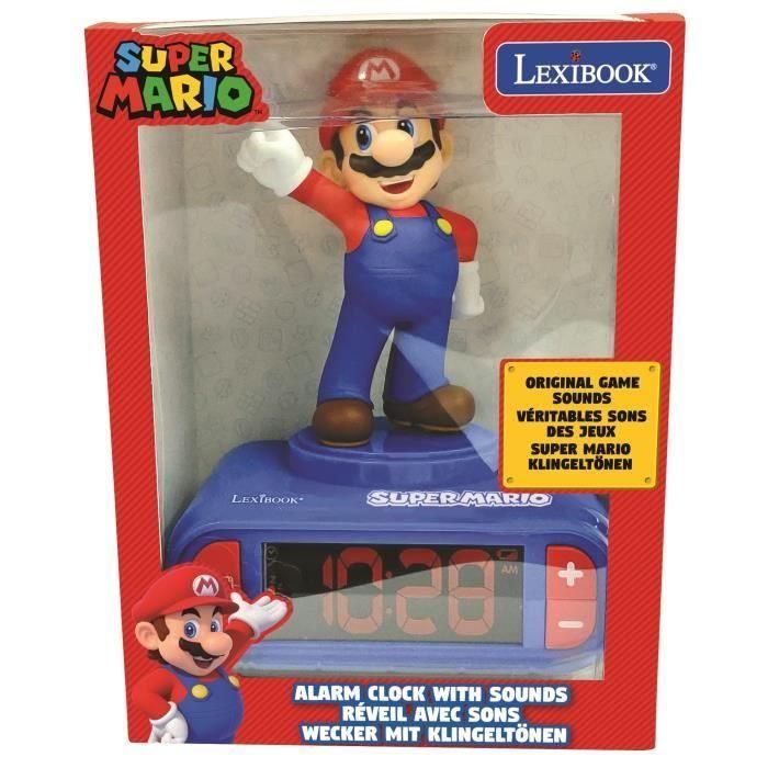 Reloj Despertador Super Mario Rl800Ni Lexibook 4