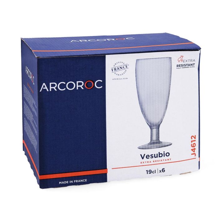 Caja 6 Copas Zumo Vidrio Tensionado Vesubio Arcoroc 19 cL 2 Caja 6 Copas Zumo Vidrio Tensionado Vesubio Arcoroc 19 cL 2