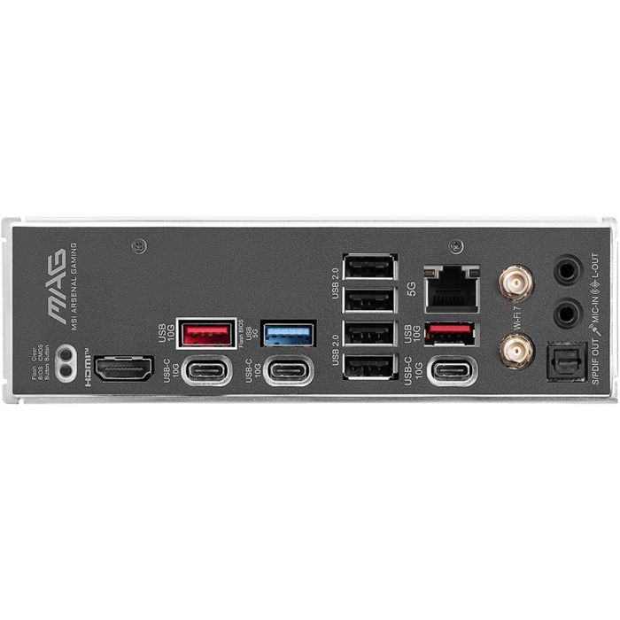 MSI MAG B850 TOMAHAWK MAX WiFi Placa Base ATX AM5 DDR5 Wi-Fi 7 Bluetooth 5.4 4 MSI MAG B850 TOMAHAWK MAX WiFi Placa Base ATX AM5 DDR5 Wi-Fi 7 Bluetooth 5.4 4