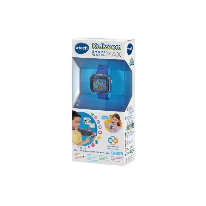 VTech Kidizoom Smartwatch Max Azul Reloj Inteligente para Niños Doble Cámara Juegos 80-531622-022 3 VTech Kidizoom Smartwatch Max Azul Reloj Inteligente para Niños Doble Cámara Juegos 80-531622-022 3