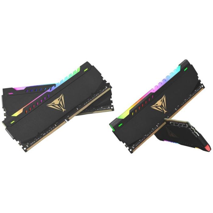 Patriot PVSR432G360C0K Viper Steel RGB - Kit Dual 32GB (2x16GB) DDR4 3600MHz DIMM para PC, Intel XMP 2 Patriot PVSR432G360C0K Viper Steel RGB - Kit Dual 32GB (2x16GB) DDR4 3600MHz DIMM para PC, Intel XMP 2
