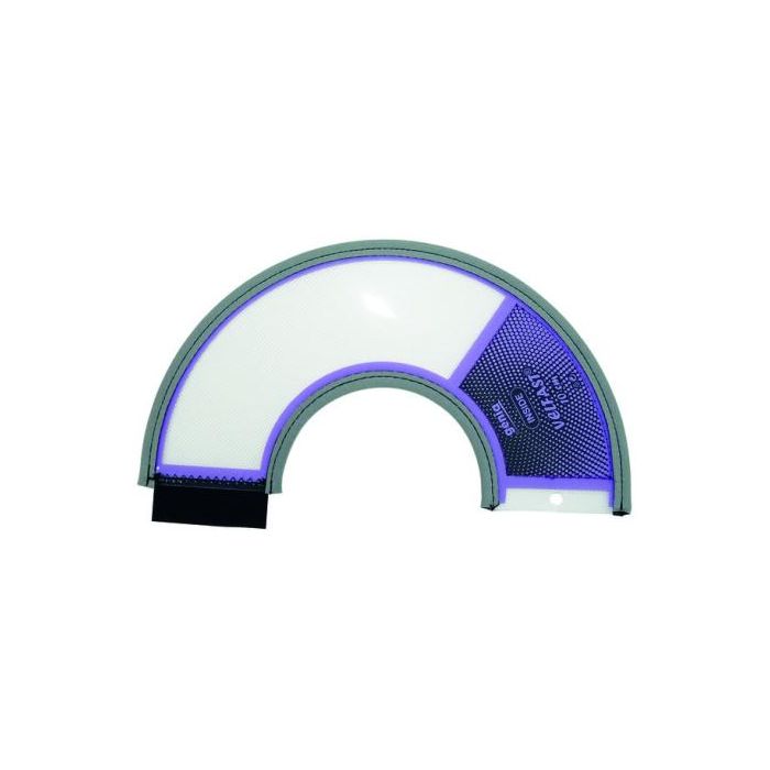 Velfast Collar Isabelino Transparente para Perros y Gatos, Tamaño 10, 1 Unidad