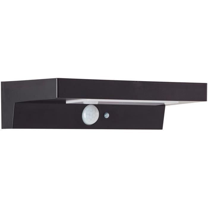 Aplique de exterior - BRILLIANT - BARKER - LED y solar - Detector de movimiento - Plástico - 4 W - Negro 2 Aplique de exterior - BRILLIANT - BARKER - LED y solar - Detector de movimiento - Plástico - 4 W - Negro 2