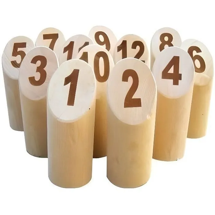 Tactic Mölkky Bowling Versión Estándar Juego - Sé el primero en alcanzar 50 puntos - A partir de 6 años 0 Tactic Mölkky Bowling Versión Estándar Juego - Sé el primero en alcanzar 50 puntos - A partir de 6 años 0