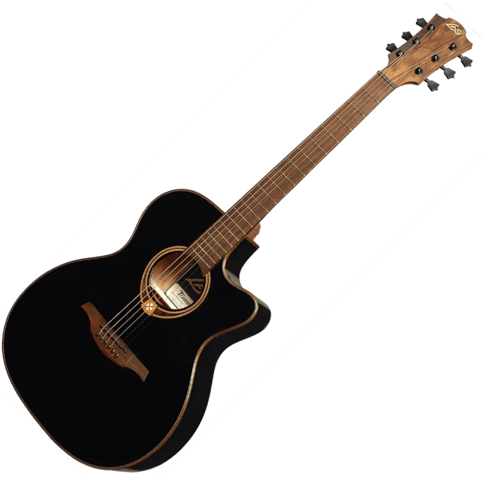 LAG Guitarra Acústica Auditorium Cutaway Tramontane 118 A/E Electroacústica Negra 3