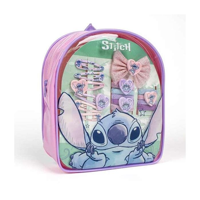 Cerdá Set de Belleza Infantil Stitch, Kit de Maquillaje con Bolsito Mochila, Multicolor, Medidas: 19x21x0.1 cm, Para Niñas +3 Años Cerdá Set de Belleza Infantil Stitch, Kit de Maquillaje con Bolsito Mochila, Multicolor, Medidas: 19x21x0.1 cm, Para Niñas +3 Años