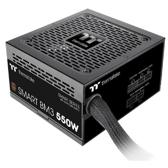 Thermaltake BM3 Fuente Alimentación 550W 80 PLUS Bronze ATX 3.0 Semimodular para PC 0 Thermaltake BM3 Fuente Alimentación 550W 80 PLUS Bronze ATX 3.0 Semimodular para PC 0