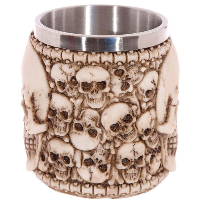 Taza Calavera y Cabezas de Calaveras 2