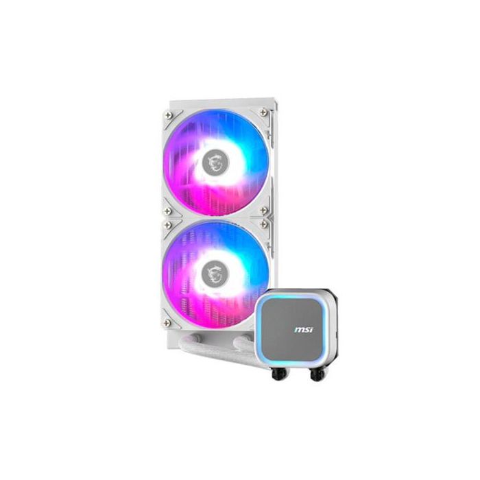 MSI MAG CORELIQUID A13 240 Sistema de Refrigeración Líquida para CPU, Blanco, 2 Ventiladores, ARGB, 306-7ZWCA21-L80 2 MSI MAG CORELIQUID A13 240 Sistema de Refrigeración Líquida para CPU, Blanco, 2 Ventiladores, ARGB, 306-7ZWCA21-L80 2