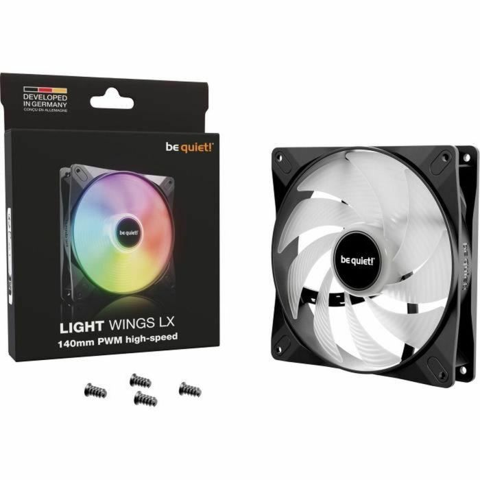 Be Quiet BL129 - Ventilador de Caja Light Wings LX 140mm - PWM de Alta Velocidad 1