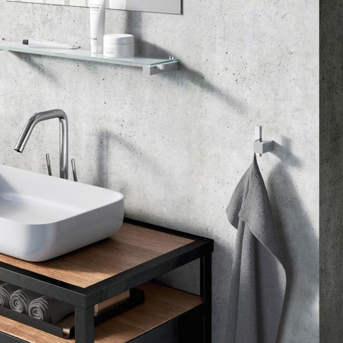 Zack Carvo Gancho para Toalla Acabado Mate Pulido [L.2,3 cm; Prof.4,5 cm; H.6,5 cm] 1