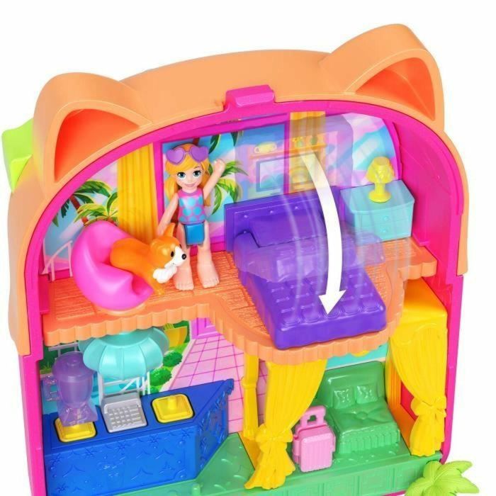 Polly Pocket Estuche Animal para Mini Muñecas World - Surtido con Modelos Aleatorios - 29,2x17,8x5,7 cm - Edad 4+ años 11