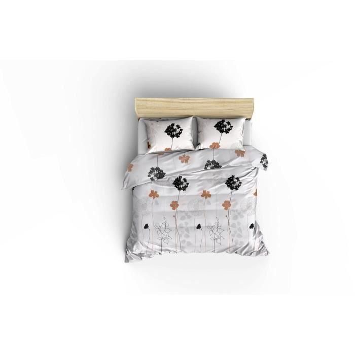 Juego de cama ASI8681181528631 - 1 funda nórdica 220x240 cm + 2 fundas almohada 60x60 cm - Algodón/Poliéster Blanco 1 Juego de cama ASI8681181528631 - 1 funda nórdica 220x240 cm + 2 fundas almohada 60x60 cm - Algodón/Poliéster Blanco 1