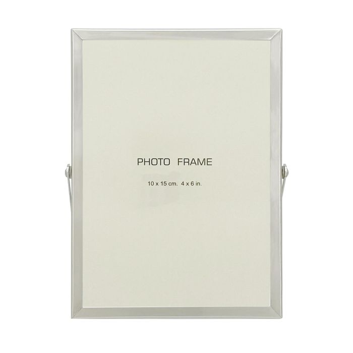 DKD Home Decor Marco de Foto 20x25 cm Tradicional Plateado Metal 26 x 21 cm 1
