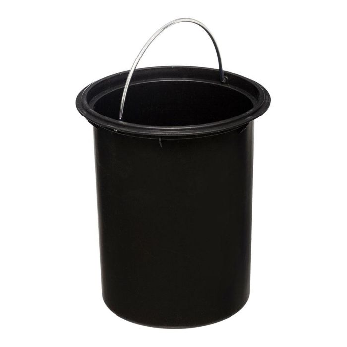 5Five Papelera pedal verde petrol 3 l, colección Colors, metal/bambú 2