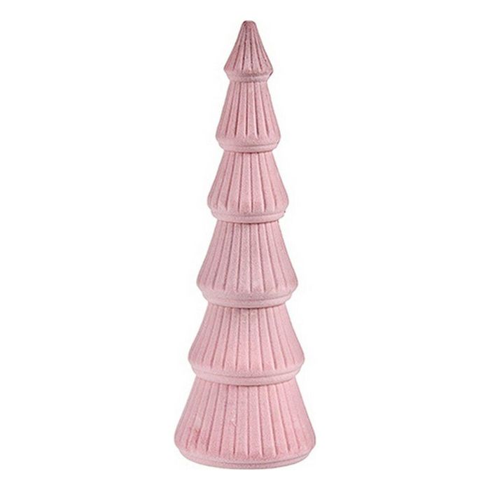 Árbol de Navidad 12 x 34,5 x 12 cm Rosa Madera