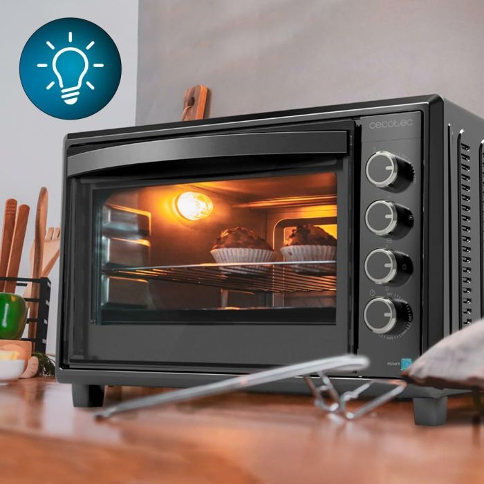 Cecotec Bake&Toast 6090 Black Gyro 60 L 2200 W Negro Parrilla 3 Cecotec Bake&Toast 6090 Black Gyro 60 L 2200 W Negro Parrilla 3