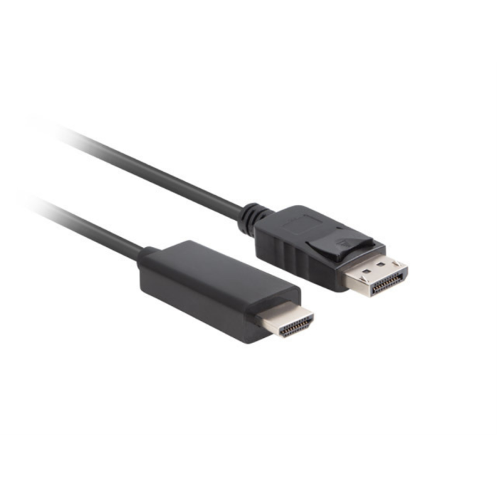 Lanberg CA-DPHD-11CC-0050-BK Cable Adaptador DisplayPort a HDMI, 5 metros, Negro