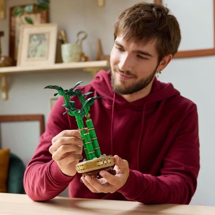 LEGO 10344 Botanical Collection Bambú de la Suerte Kit de Construcción para Adultos, Planta Decorativa con Maceta 4 LEGO 10344 Botanical Collection Bambú de la Suerte Kit de Construcción para Adultos, Planta Decorativa con Maceta 4