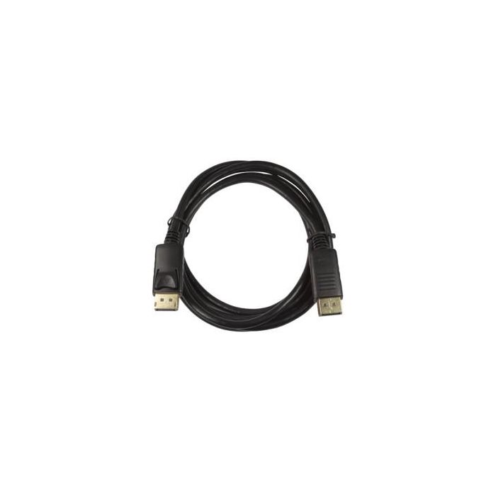 Logilink DisplayPort-Kabel. DP/M zu DP/M. 4K/60 Hz. schw. 5m 2
