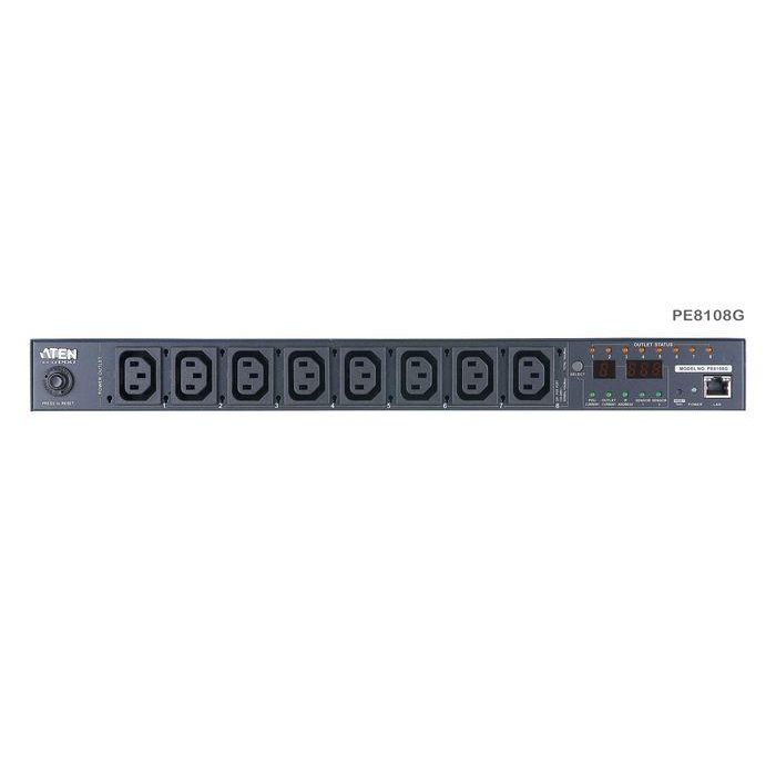Aten 8-Port Intelligent 1U ECO Power Distribution Unit (PDU), Metered & Switched by Outlet (8 x C13) 10Amp 2 Aten 8-Port Intelligent 1U ECO Power Distribution Unit (PDU), Metered & Switched by Outlet (8 x C13) 10Amp 2