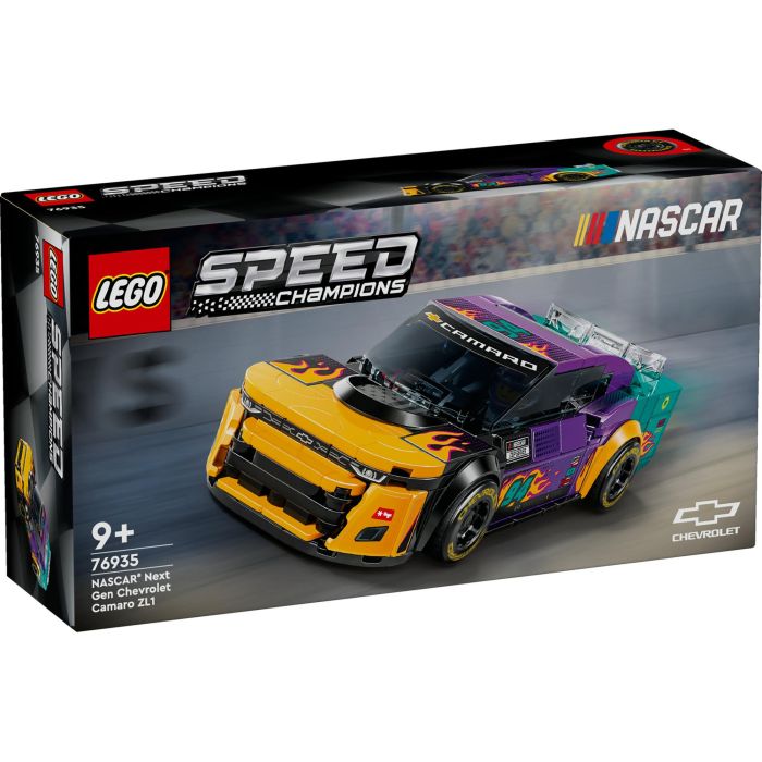 LEGO Speed Champions NASCAR Next Gen Chevrolet Camaro ZL1 Juego de Construcción para Niños a partir de 9 Años con 328 Piezas 12