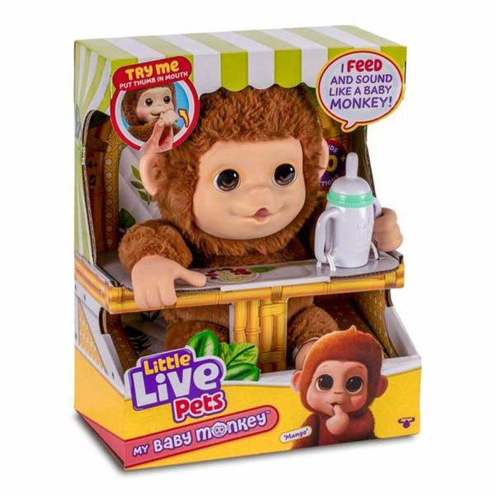 Mascota my baby monkey little live pets superinteractivo con más de 40 sonidos y reacciones ¡le encanta columpiarse! 5 Mascota my baby monkey little live pets superinteractivo con más de 40 sonidos y reacciones ¡le encanta columpiarse! 5