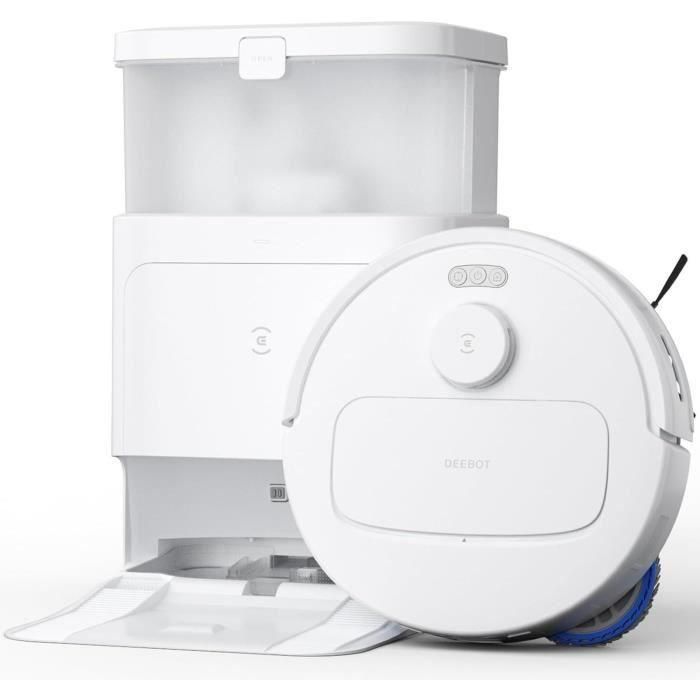 Aspiradora robot con estación de vaciado automático - ECOVACS N30 Pro OMNI - Potencia 10000Pa - Limpieza con agua caliente Aspiradora robot con estación de vaciado automático - ECOVACS N30 Pro OMNI - Potencia 10000Pa - Limpieza con agua caliente