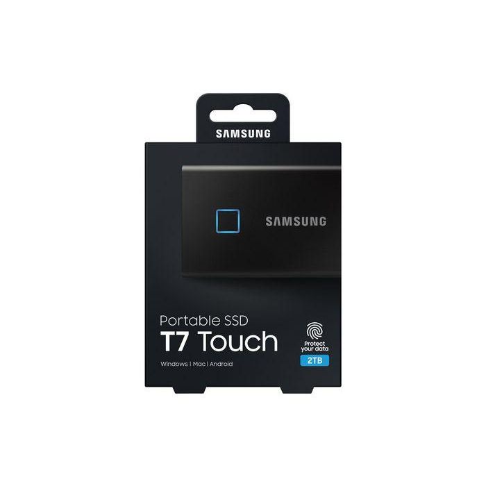 Samsung Portable SSD T7 Touch USB 3.2, NVMe, 2TB 13 Samsung Portable SSD T7 Touch USB 3.2, NVMe, 2TB 13