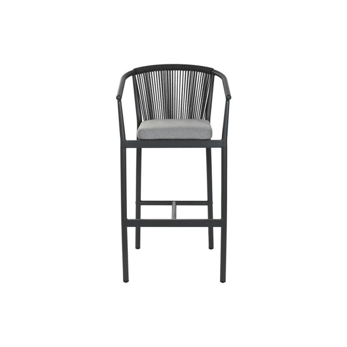 Taburete Home ESPRIT Aluminio ratán sintético 57 x 61 x 108 cm 4 Taburete Home ESPRIT Aluminio ratán sintético 57 x 61 x 108 cm 4