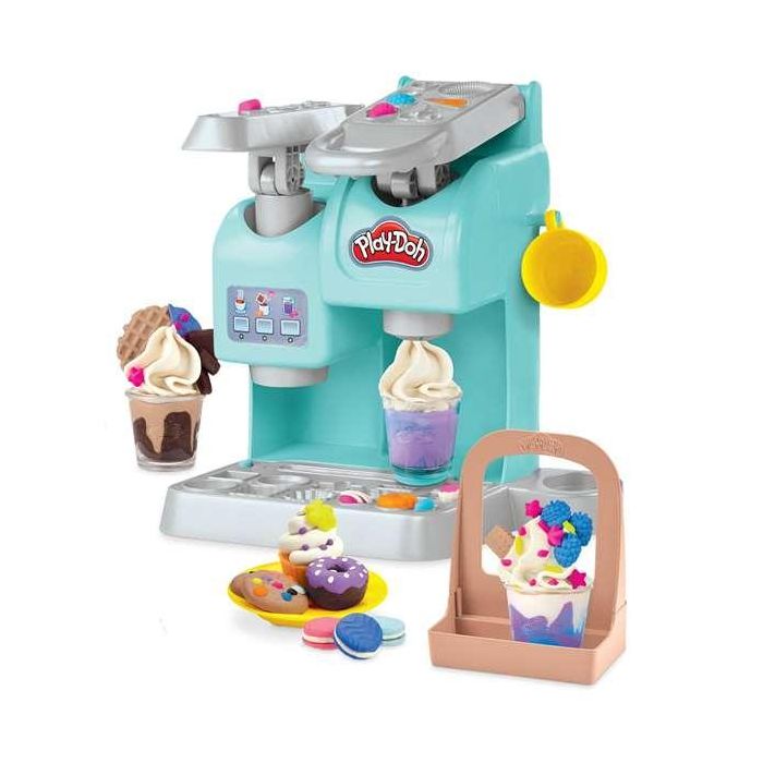 Hasbro F5836 Play-Doh Super Cafetería de Juguete con 8 botes plastilina y 20 accesorios para crear bebidas y postres, Edad +3 años Hasbro F5836 Play-Doh Super Cafetería de Juguete con 8 botes plastilina y 20 accesorios para crear bebidas y postres, Edad +3 años