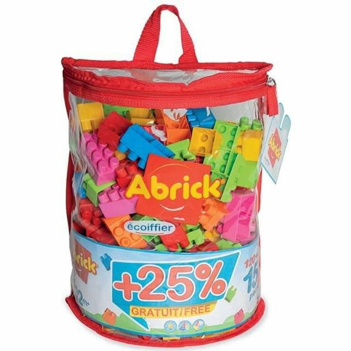 Ecoiffier ECO3280250008392 Juego de construcción Abrick con 150 bolsas de ladrillos para niños de 18 meses