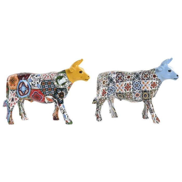 Figura Urban DKD Home Decor Azul Amarillo 6 x 12 x 16 cm (2 Unidades) 0 Figura Urban DKD Home Decor Azul Amarillo 6 x 12 x 16 cm (2 Unidades) 0