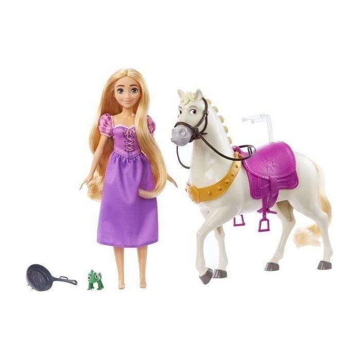 Muñeca Rapunzel Y Maximus Hlw23 Disney Princess 2 Muñeca Rapunzel Y Maximus Hlw23 Disney Princess 2