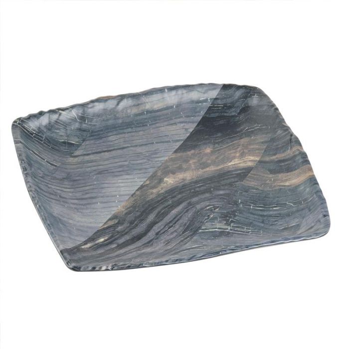 TABLECRAFT - 10022/6 - Pack de 6 unidades - Bandeja cuadrada - 30 x 29,5 cm - Negro