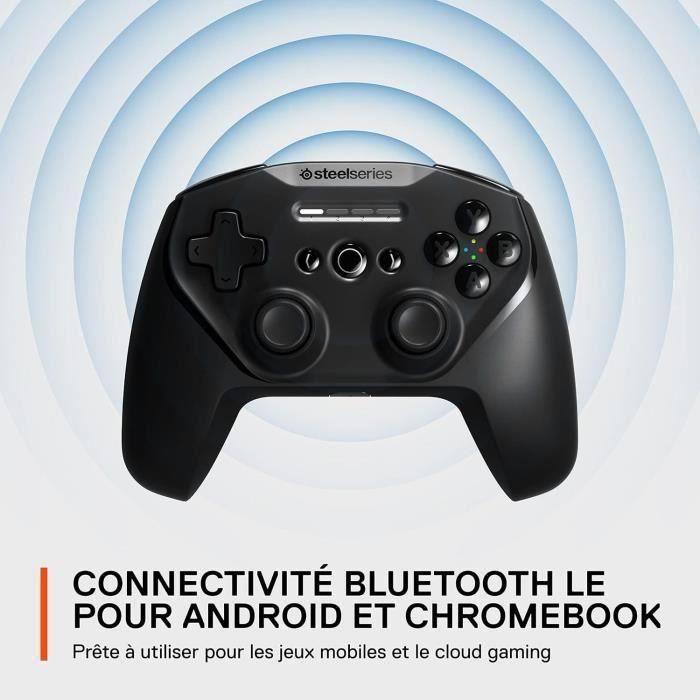 SteelSeries Stratus+ Mando Inalámbrico AUC1717288294433 para Android y Chromebook, Negro 2 SteelSeries Stratus+ Mando Inalámbrico AUC1717288294433 para Android y Chromebook, Negro 2