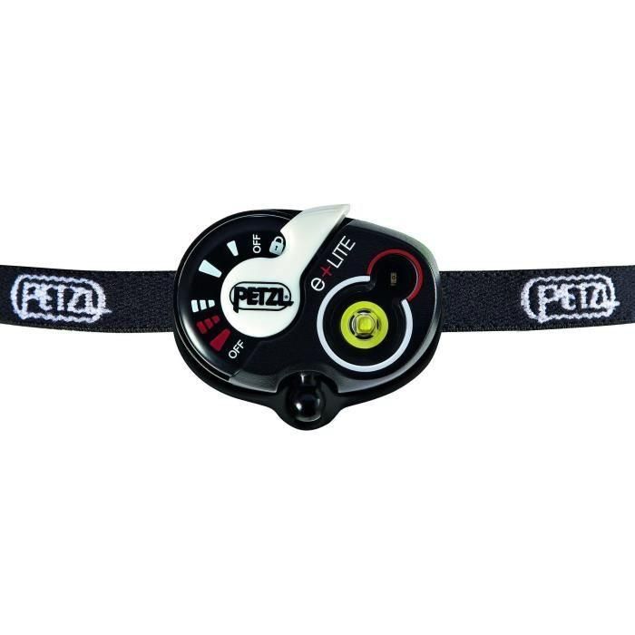 Linterna frontal de emergencia con diadema - PETZL - E+Lite - 40 lúmenes - Estuche incluido - Negro 1