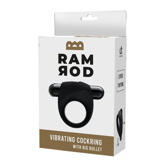 Anillo para el Pene Dream Toys Ramrod Negro 1